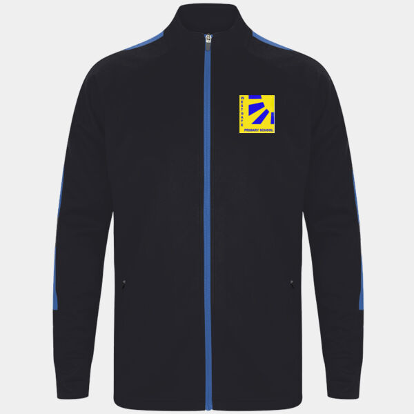 Embroidered - Finden + Hales Knitted Tracksuit Top Thumbnail