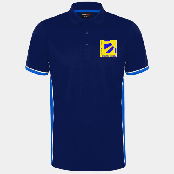 Embroidered - Finden + Hales Contrast Panel Polo Shirt Thumbnail